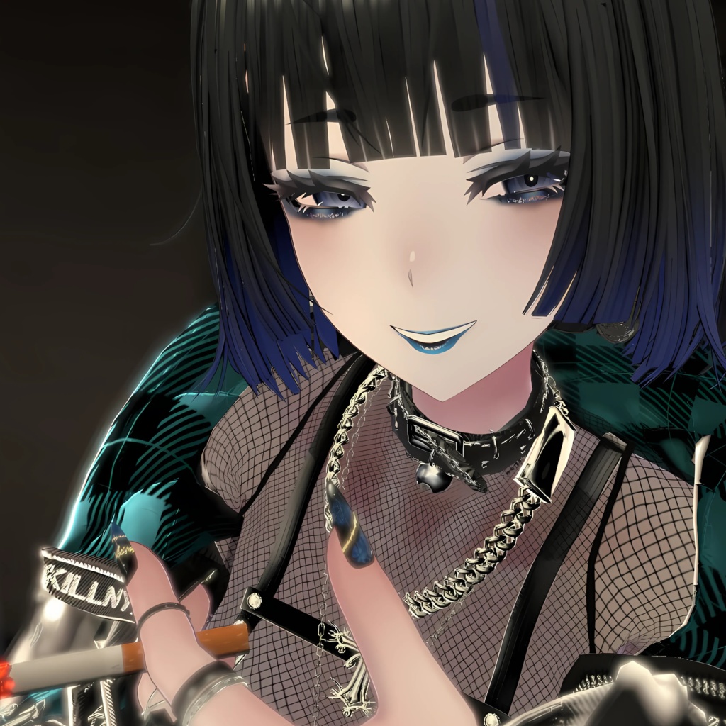 【Lasyusha】Gothic_Makeup texture