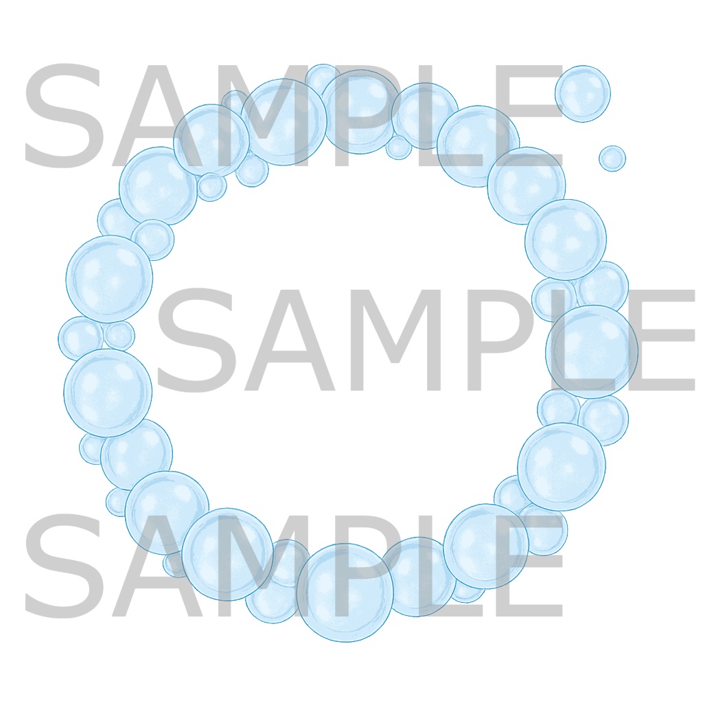 泡フレーム 丸型(circle)