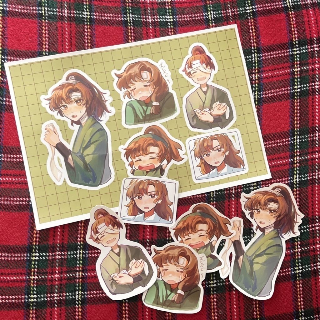 不運ステッカー