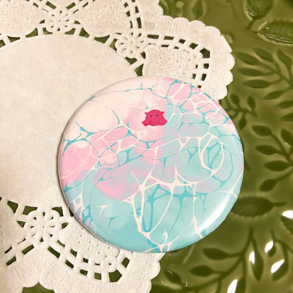 たゆたうめんだこ缶ミラー