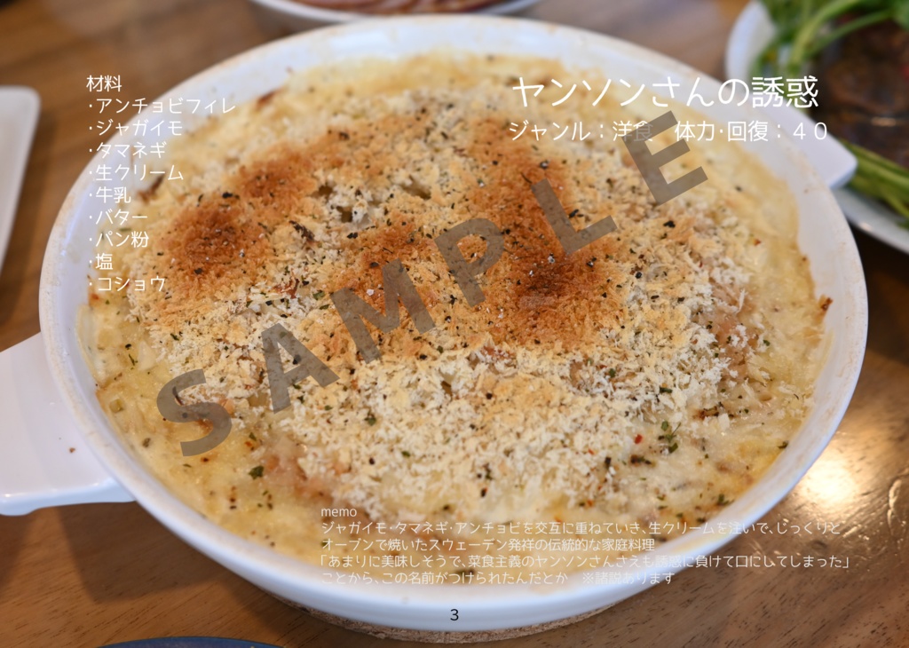 【再現料理写真集】WELCOME TO MY HAPPINESS RESTAURANT