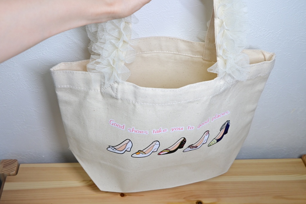 フリルランチトート(ウェディングドレスパンプス)