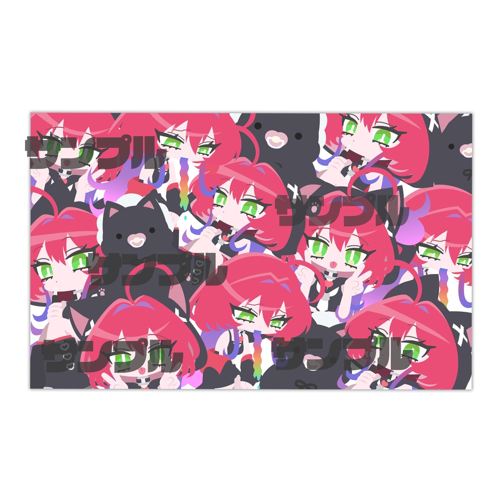 ゲーミングマウスパッド【なにぬねこまみれver】