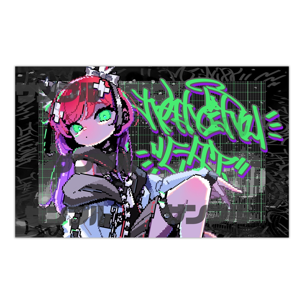 ゲーミングマウスパッド【イケイケドットver】