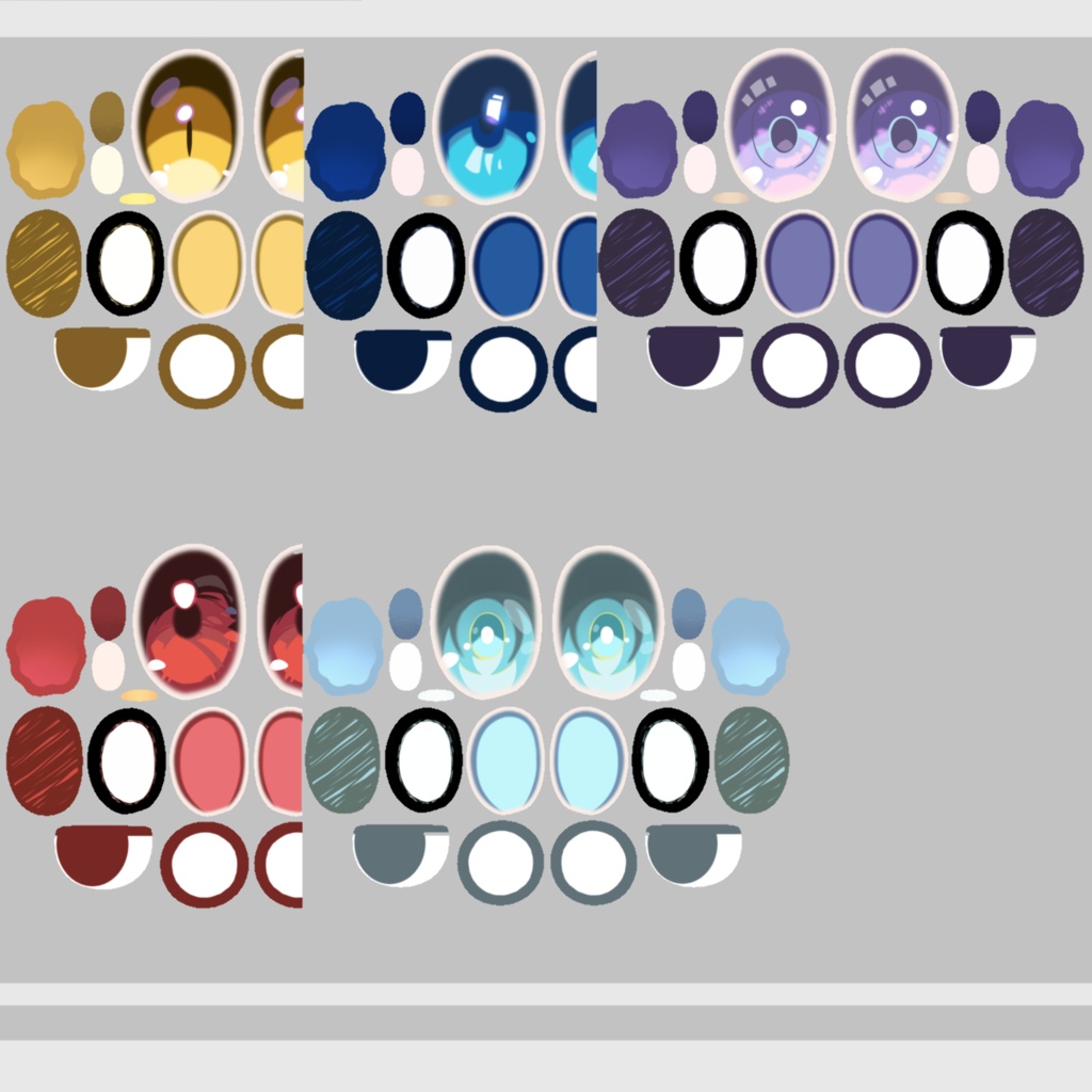 【無料 / free】某秘密結社風のアイテクスチャ【キプフェル Kipfel 対応】