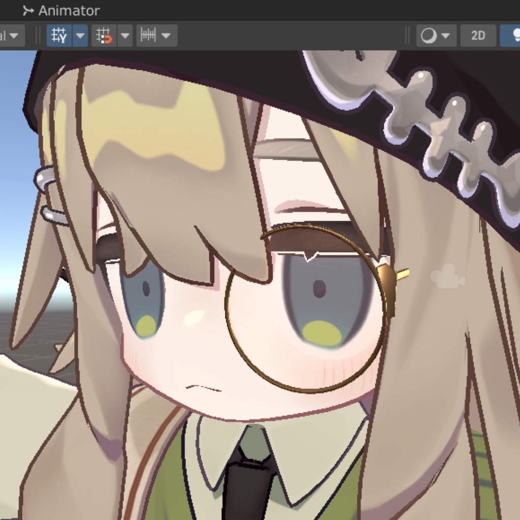 【無料 / Free】キプフェルのモノクル【#キプフェル Kipfel】【MA対応】