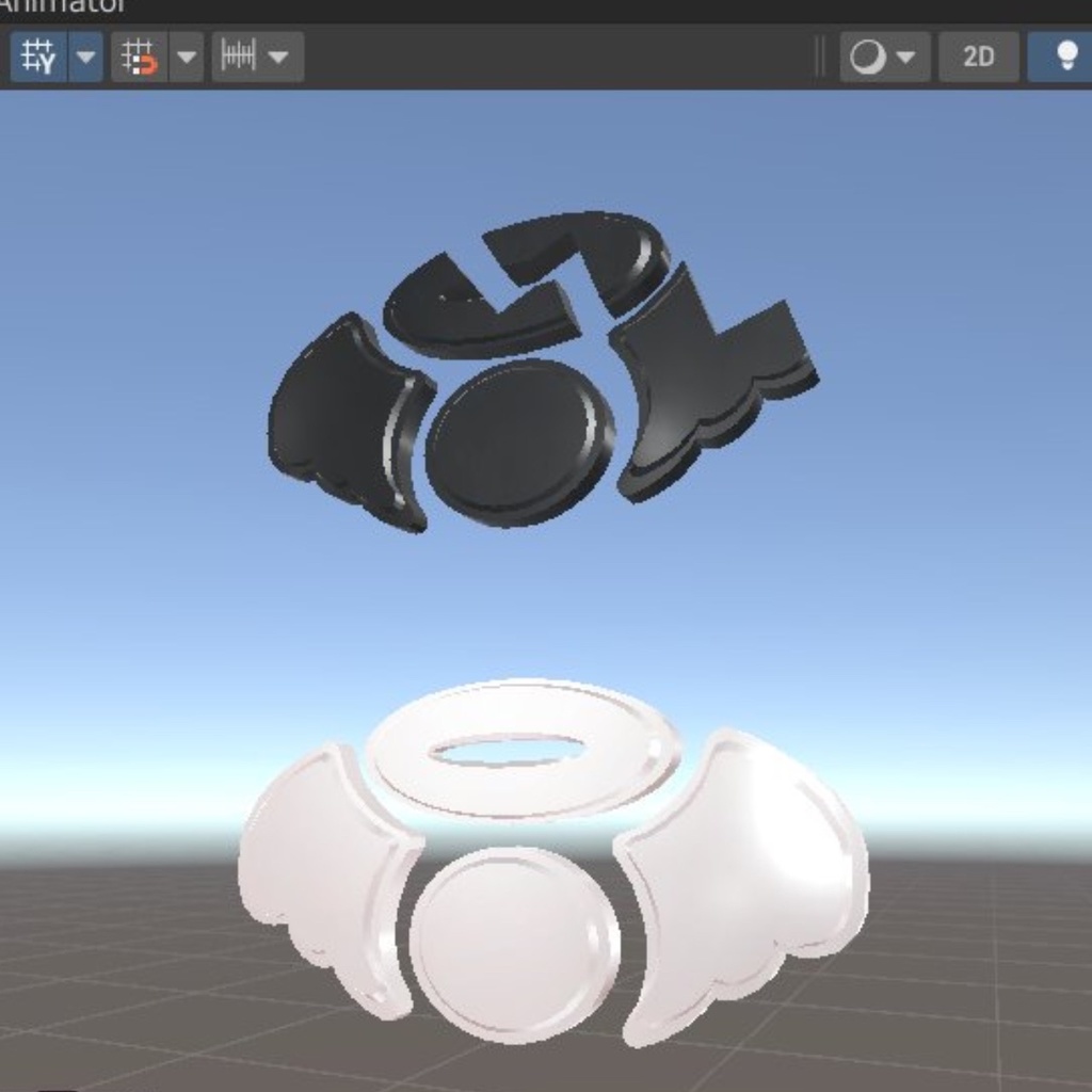 【無料 / Free】天使/堕天使アクセ【#VRChat】