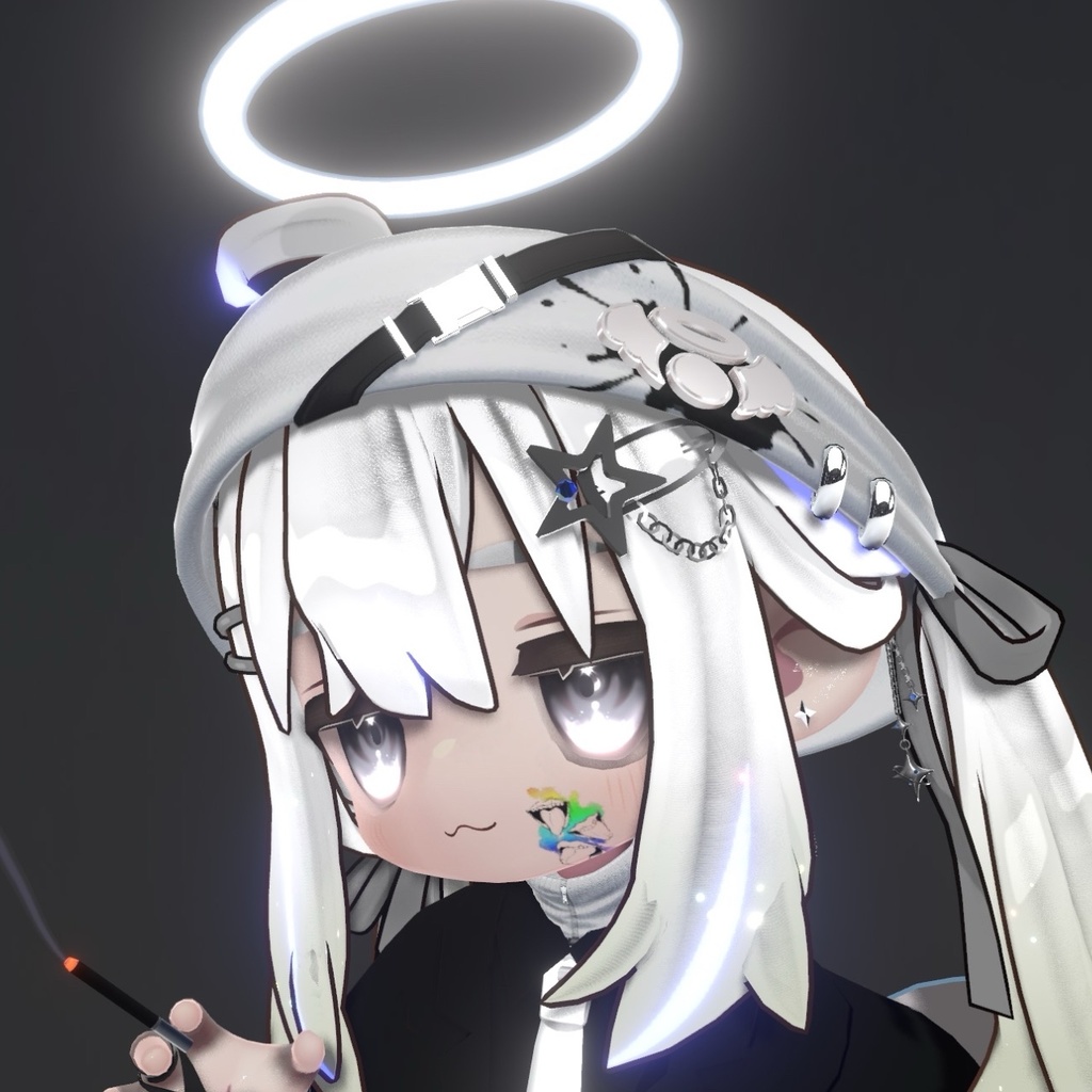 【無料 / Free】天使/堕天使アクセ【#VRChat】