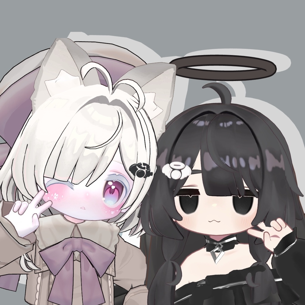 【無料 / Free】天使/堕天使アクセ【#VRChat】