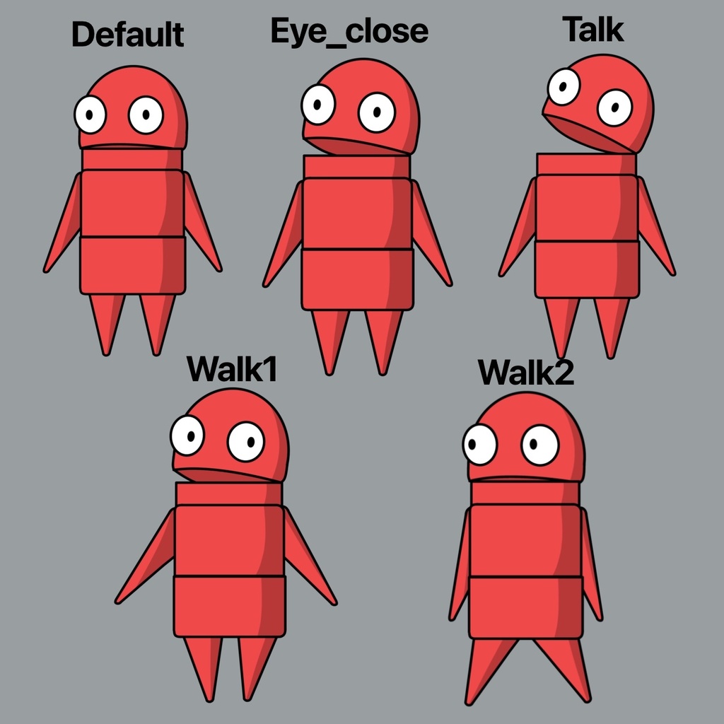 【無料 / Free】話題のREPOのアイツ!ぷにぷにアバター対応イラスト【#VRChat】