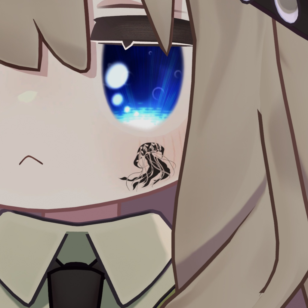 【無料/Free】Jelly_Tatto 海月タトゥー【#VRChat】