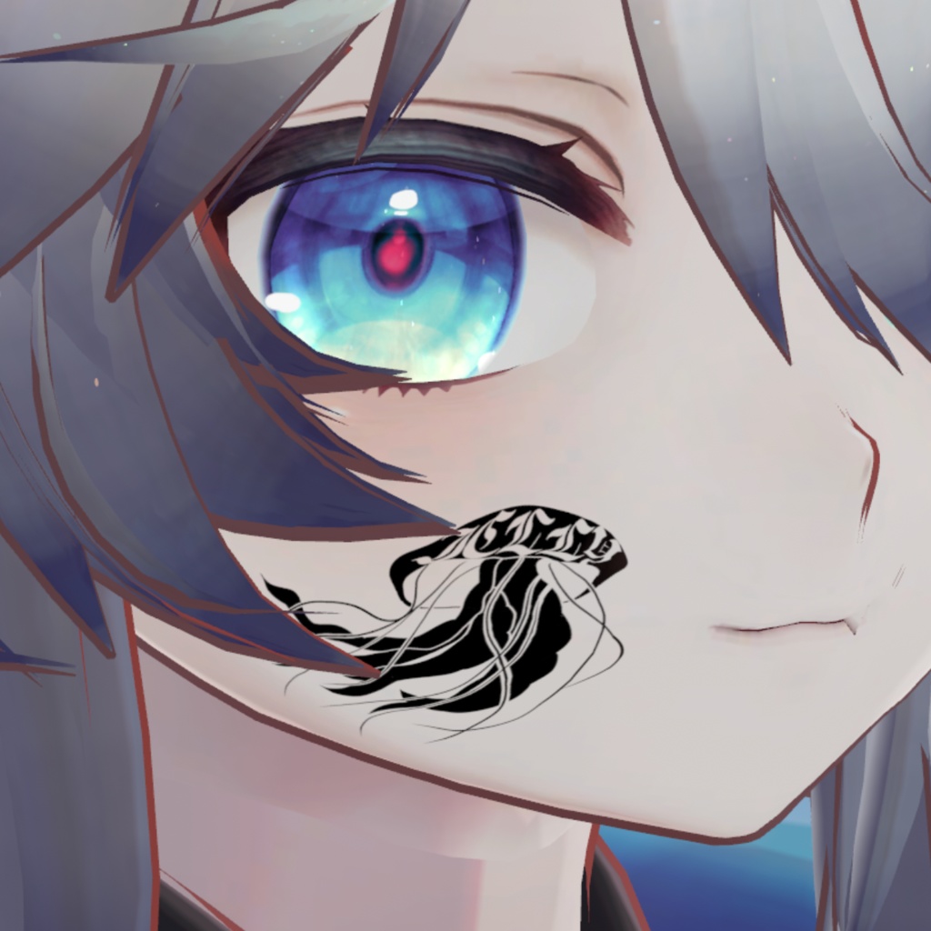 【無料/Free】Jelly_Tatto 海月タトゥー【#VRChat】