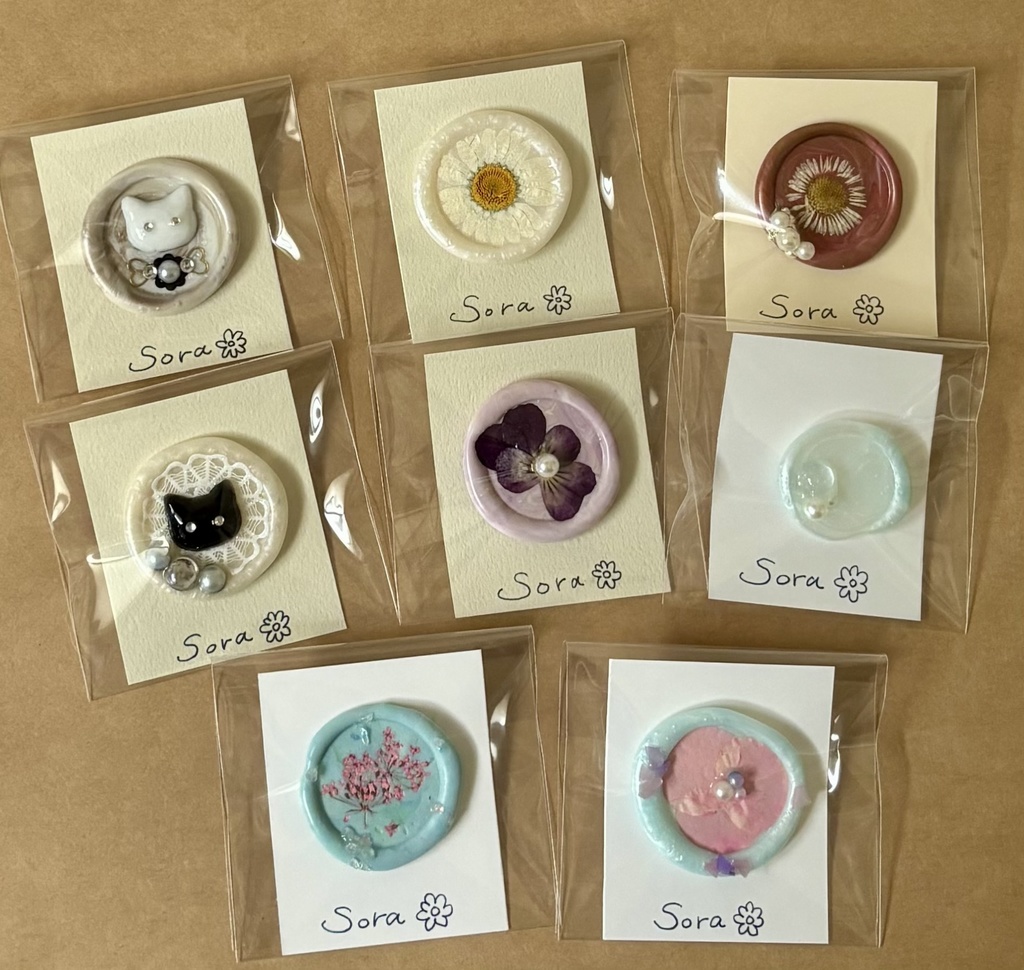 シーリングスタンプ　ハンドメイド