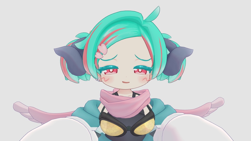 【無料/Free】イオ・ドラゴニュート専用 表情6種セット