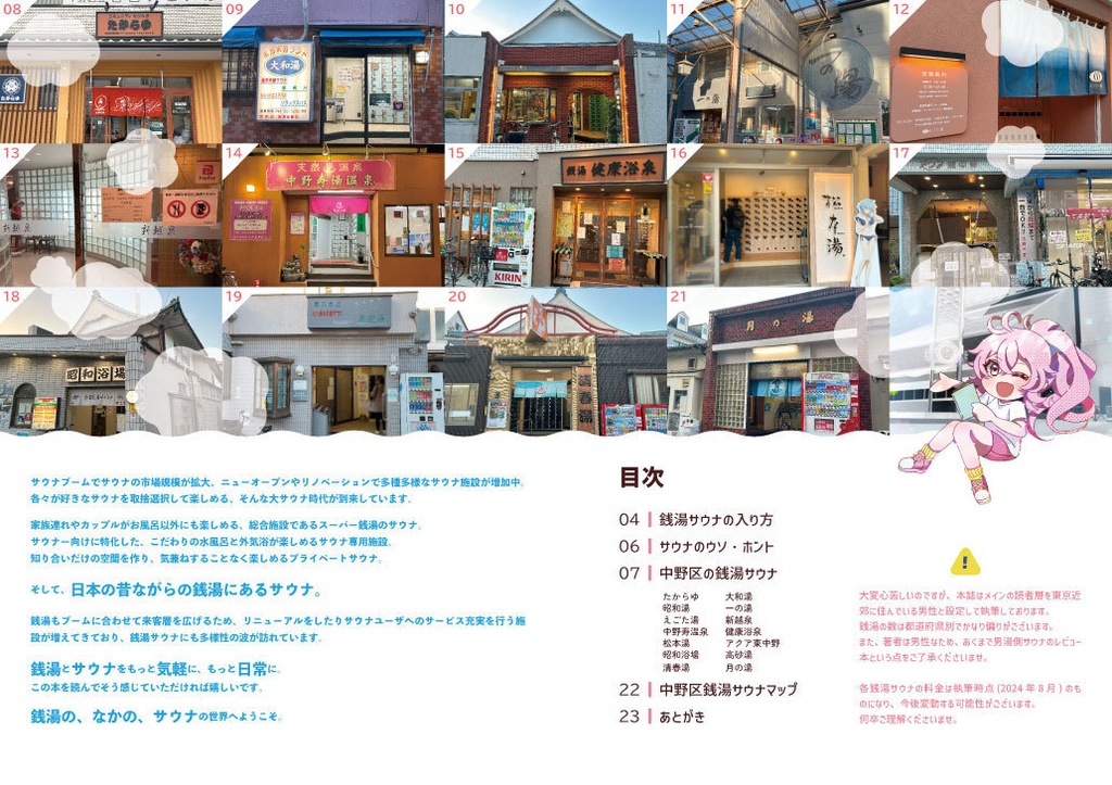 銭湯でサウナ vol.2 東京都中野区編