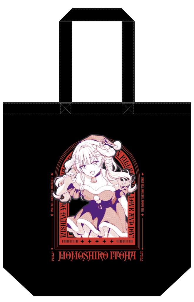 桃白いとはVGFFin渋谷2512トートバッグ