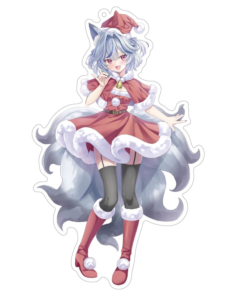 天狐てんVGFFin渋谷2512アクリルグッズ&クリスマスカードセット