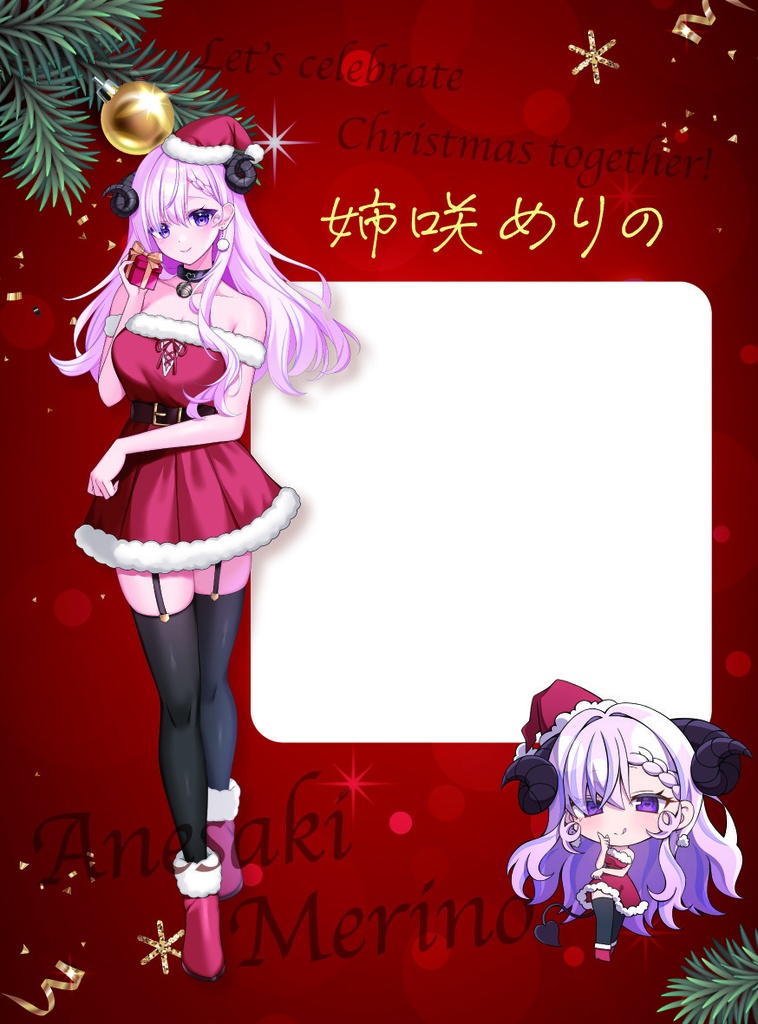 姉咲めりのVGFFin渋谷2512アクリルグッズ&クリスマスカードセット