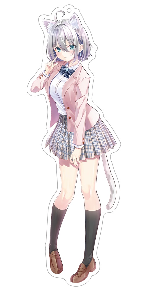 VGFF2604アクリルキーホルダーブレザー組