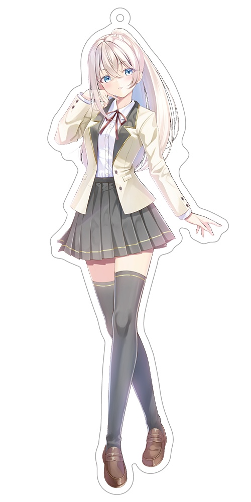 VGFF2604アクリルキーホルダーブレザー組