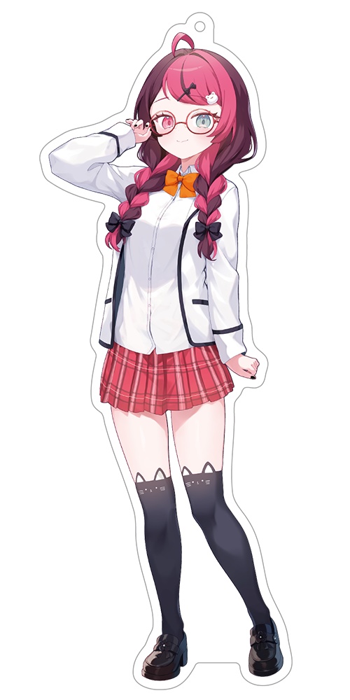 VGFF2604アクリルキーホルダーブレザー組