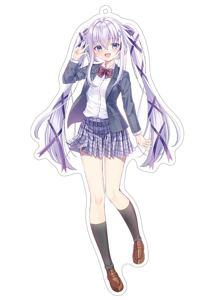 VGFF2604アクリルキーホルダーブレザー組