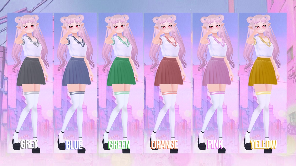 Sailor School uniform textures for VROID