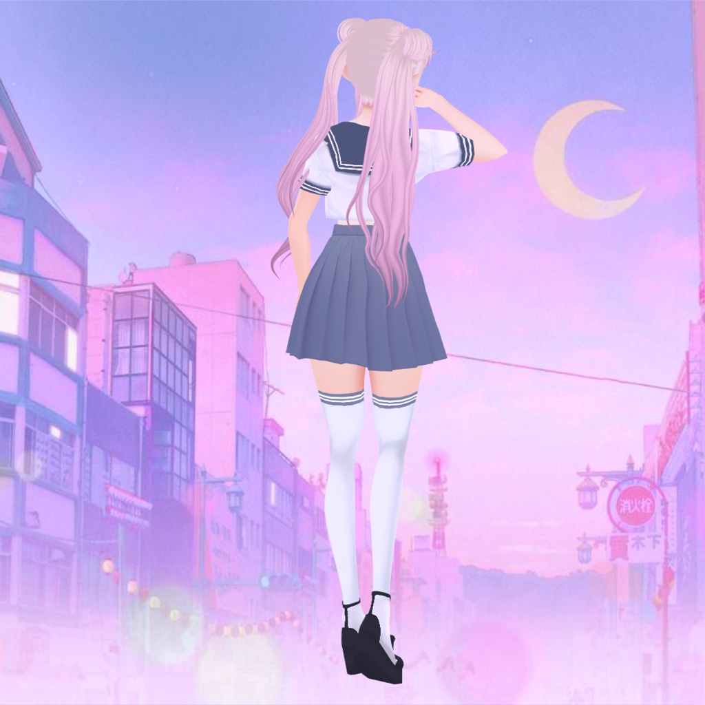 Sailor School uniform textures for VROID