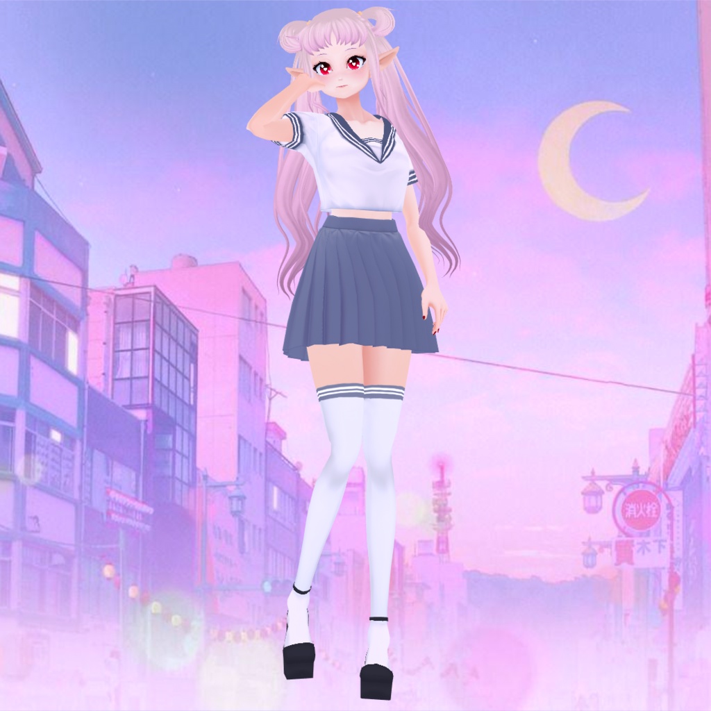 Sailor School uniform textures for VROID