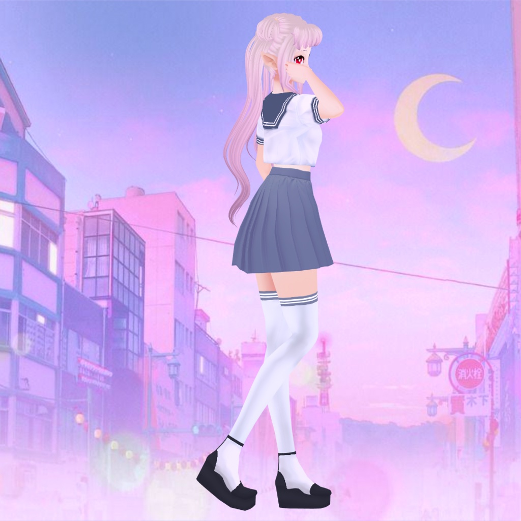 Sailor School uniform textures for VROID