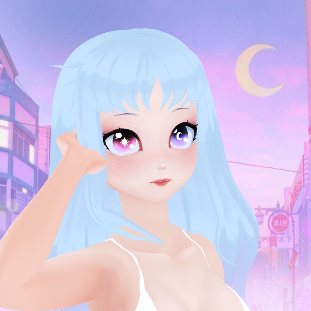 Makeup and Skin + Underwear texture for VROID [BETA]
