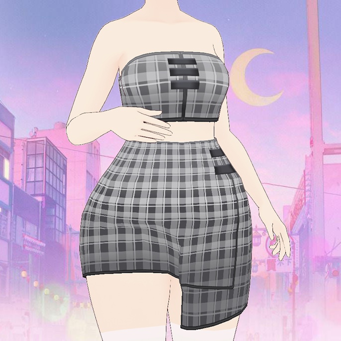 E-girl outfit for VROID [v.1 Stable version]