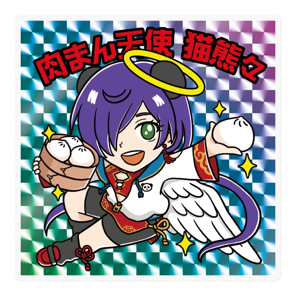 猫熊々 あれっぽいステッカー 全5種