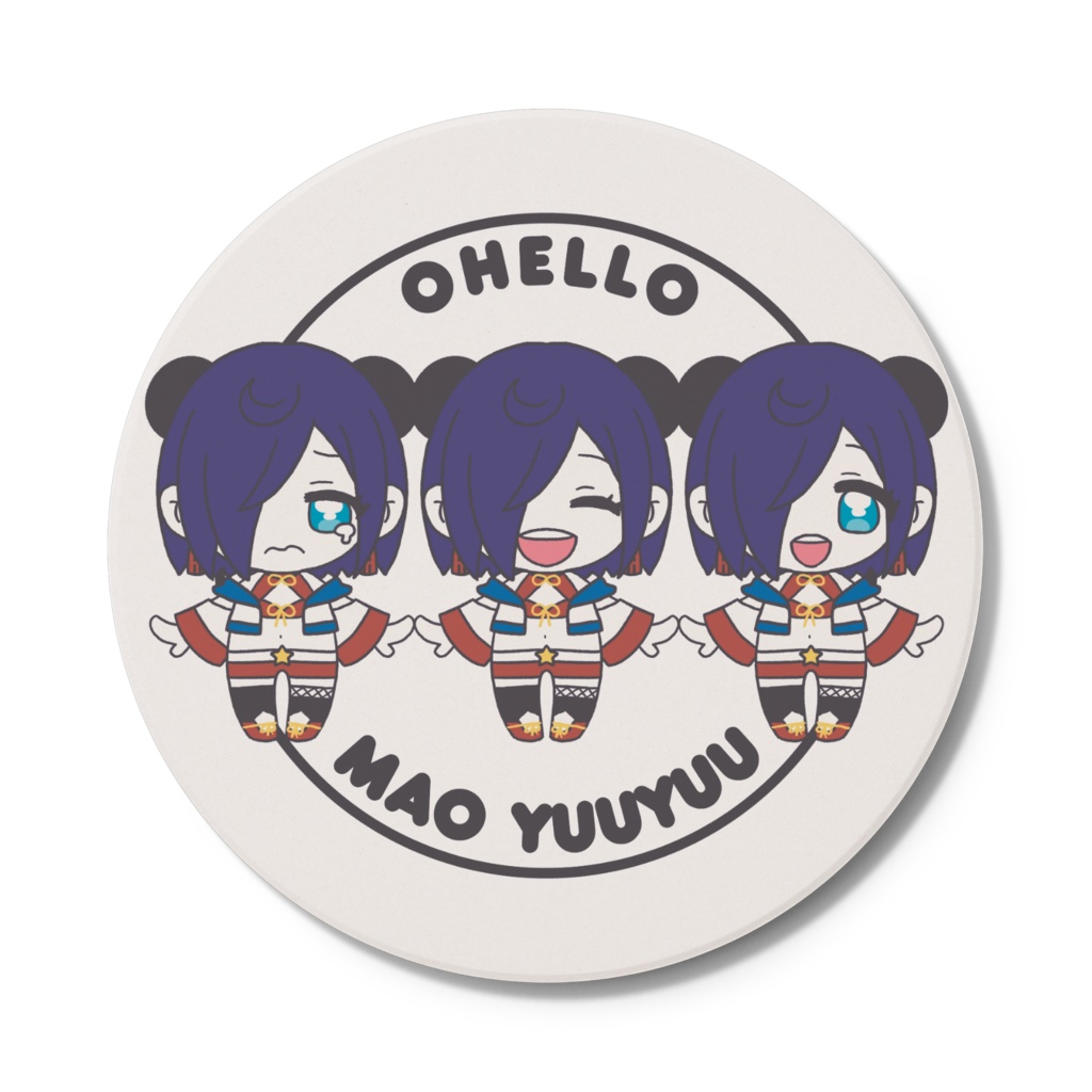 猫 熊々なかよしコースター