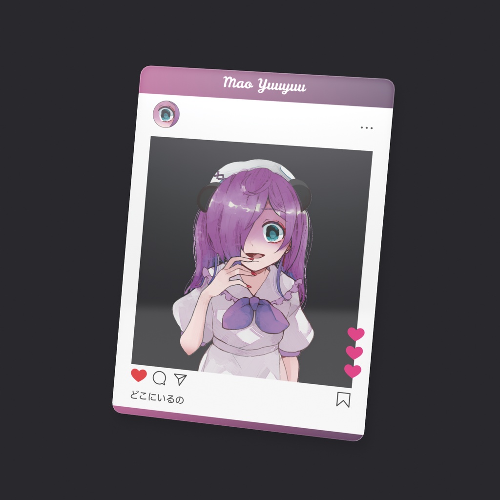 ヤンデレシチュボ「デート帰りに嫉妬に狂う猫 熊々」クリアカード付きセット