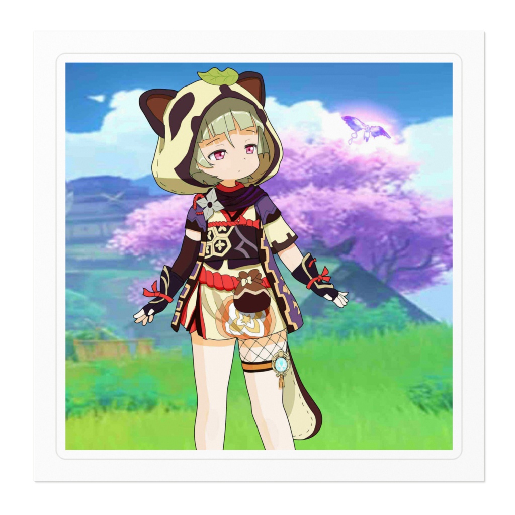 さゆちゃんステッカー