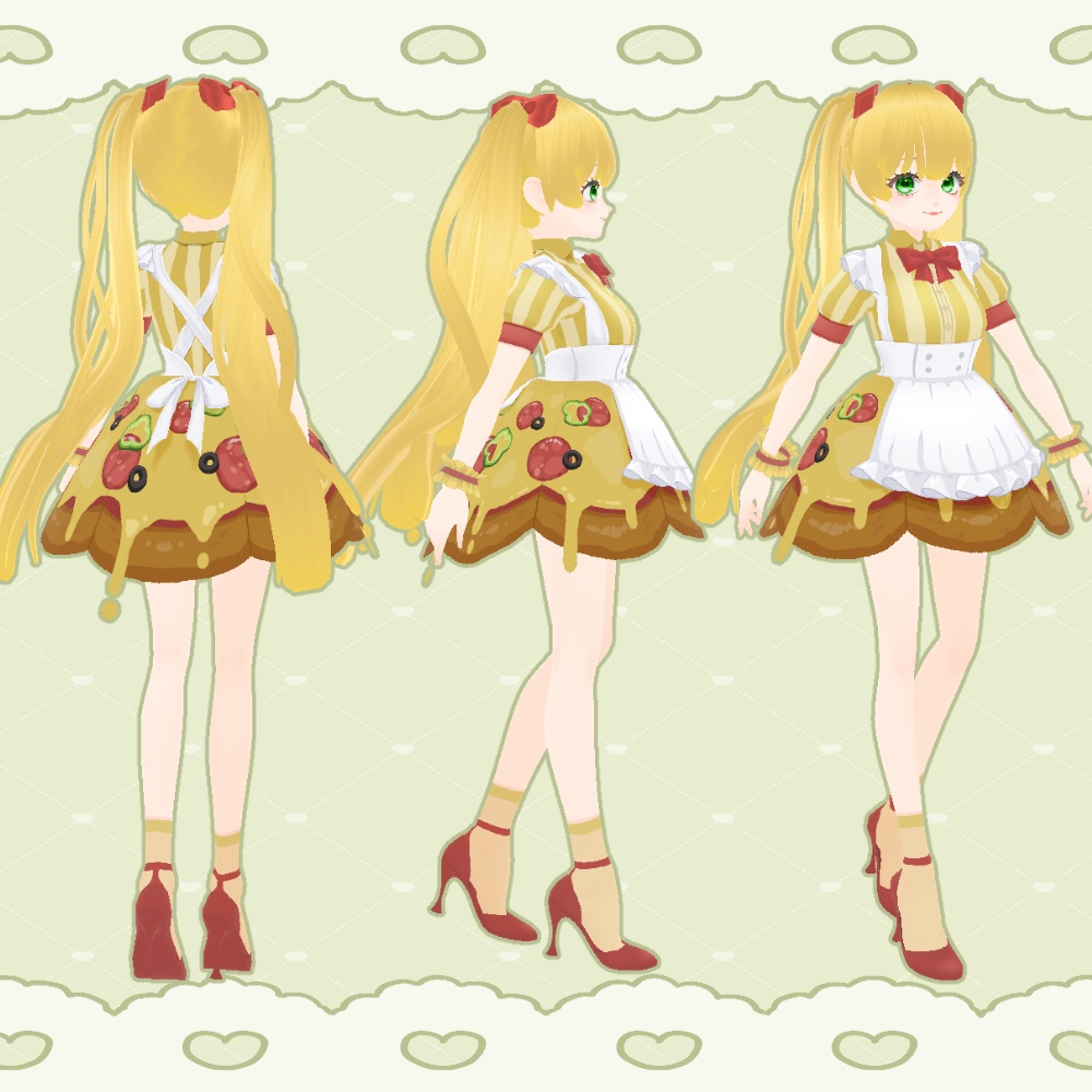 オリジナル3Dモデル「ぺぱろにチャン」