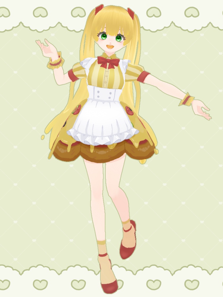 オリジナル3Dモデル「ぺぱろにチャン」