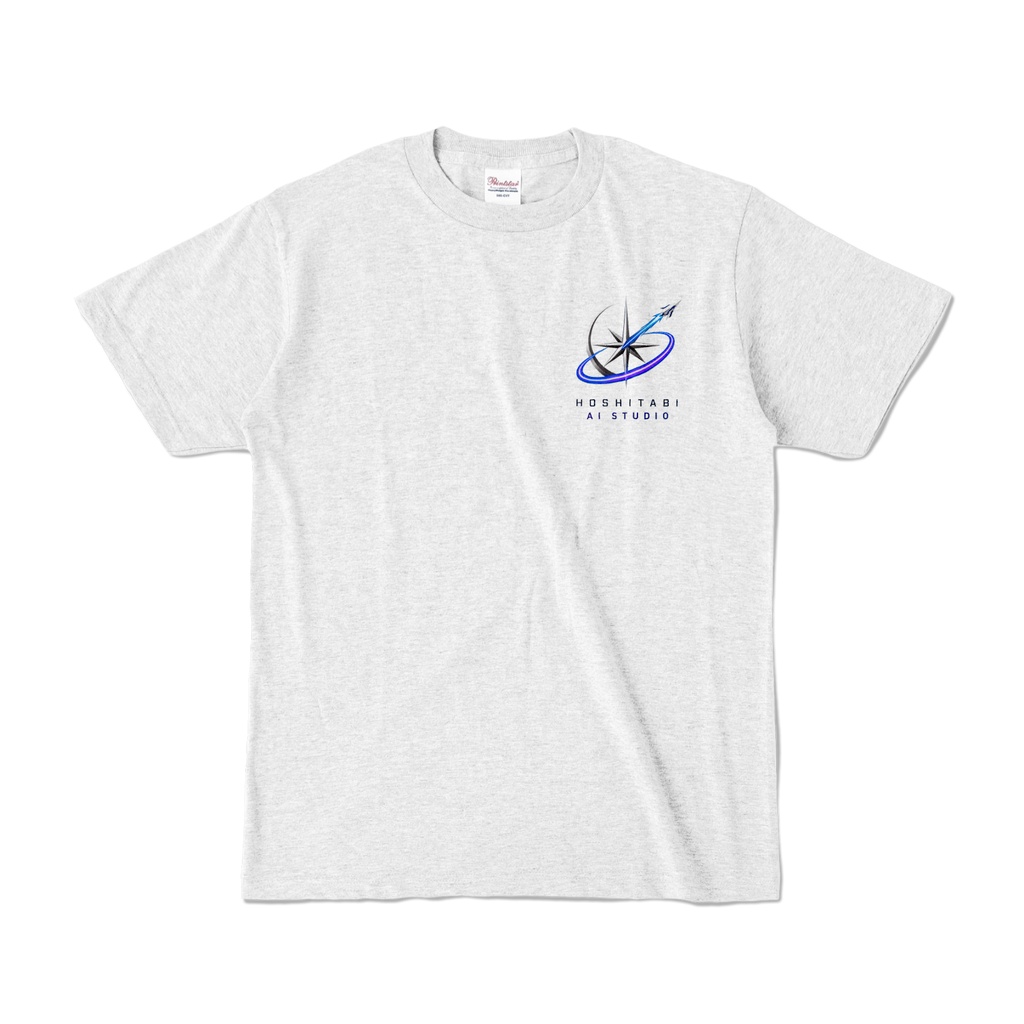 星旅AIスタジオ ロゴTシャツ(アッシュ)