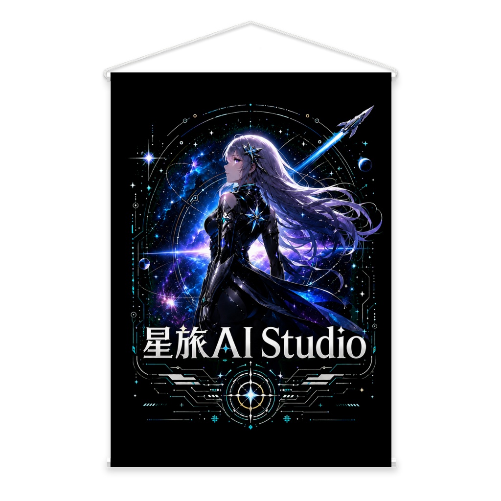 星旅AIスタジオ アリア・ヴェイン B2タペストリー