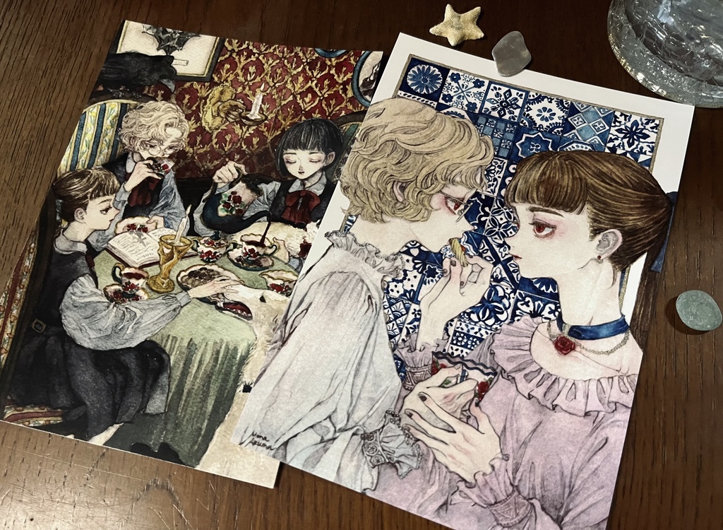 ポストカードセット『Tea time』