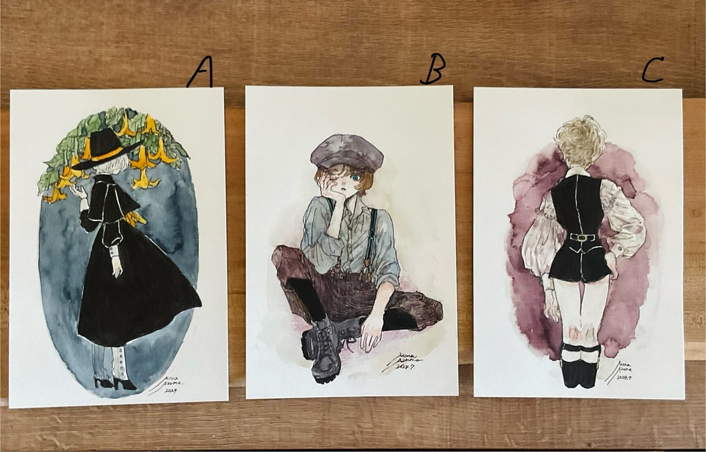 フレームレス原画