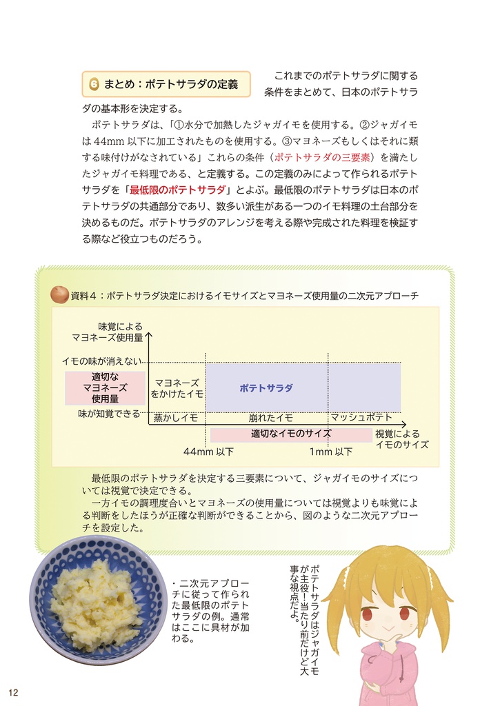 C95新刊 ジャガイモ学 改訂ポテトサラダ文化論