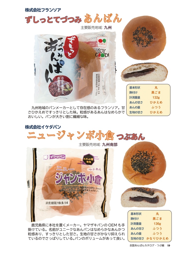 C97新刊 スーパーで買う 全国のあんパン 全国の菓子パン