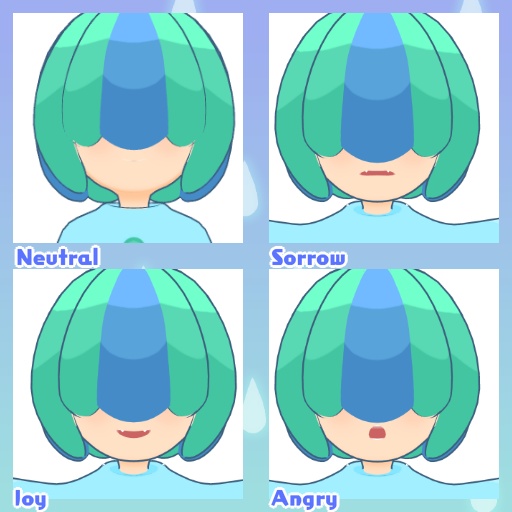 VRMモデル「アメ」