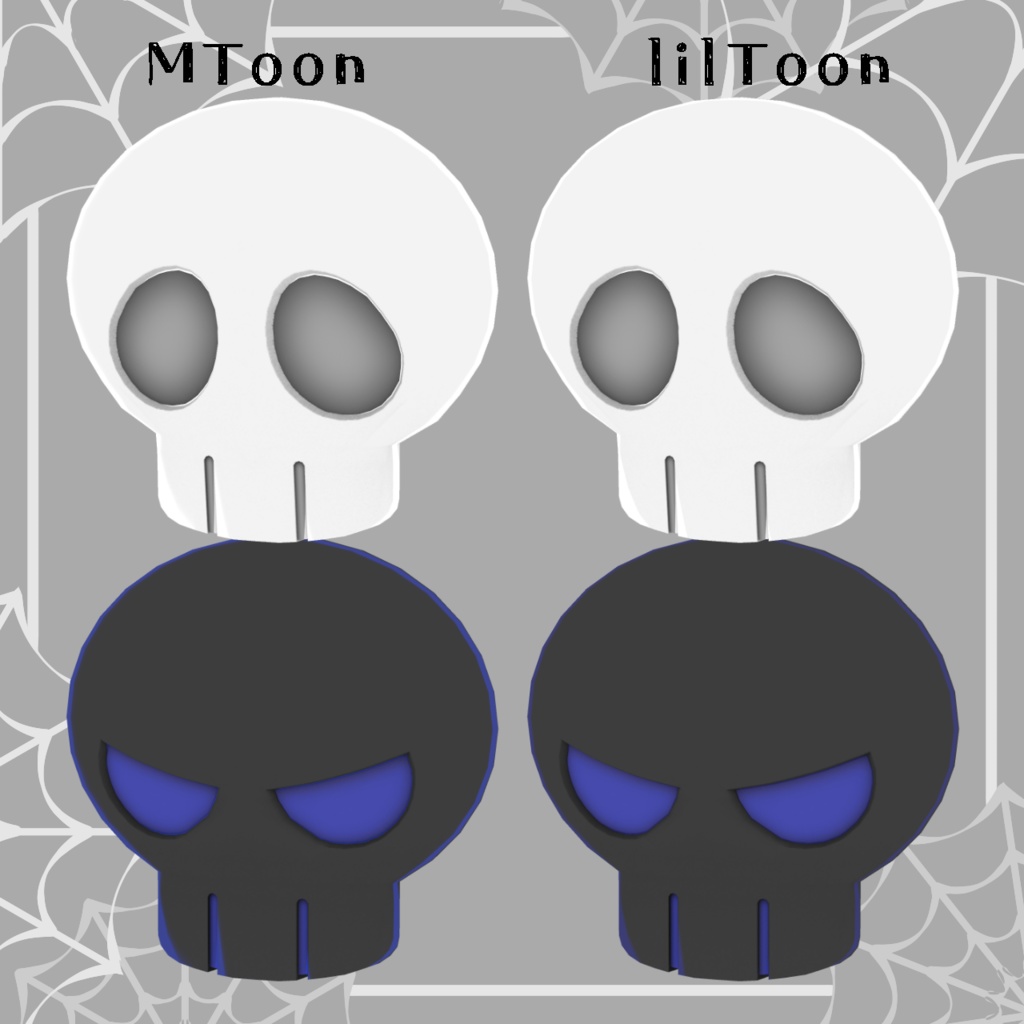 ドクロのお面【アバター向けアクセサリー】