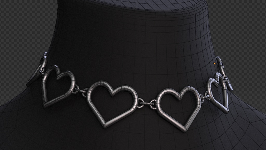 Linked Heart Choker