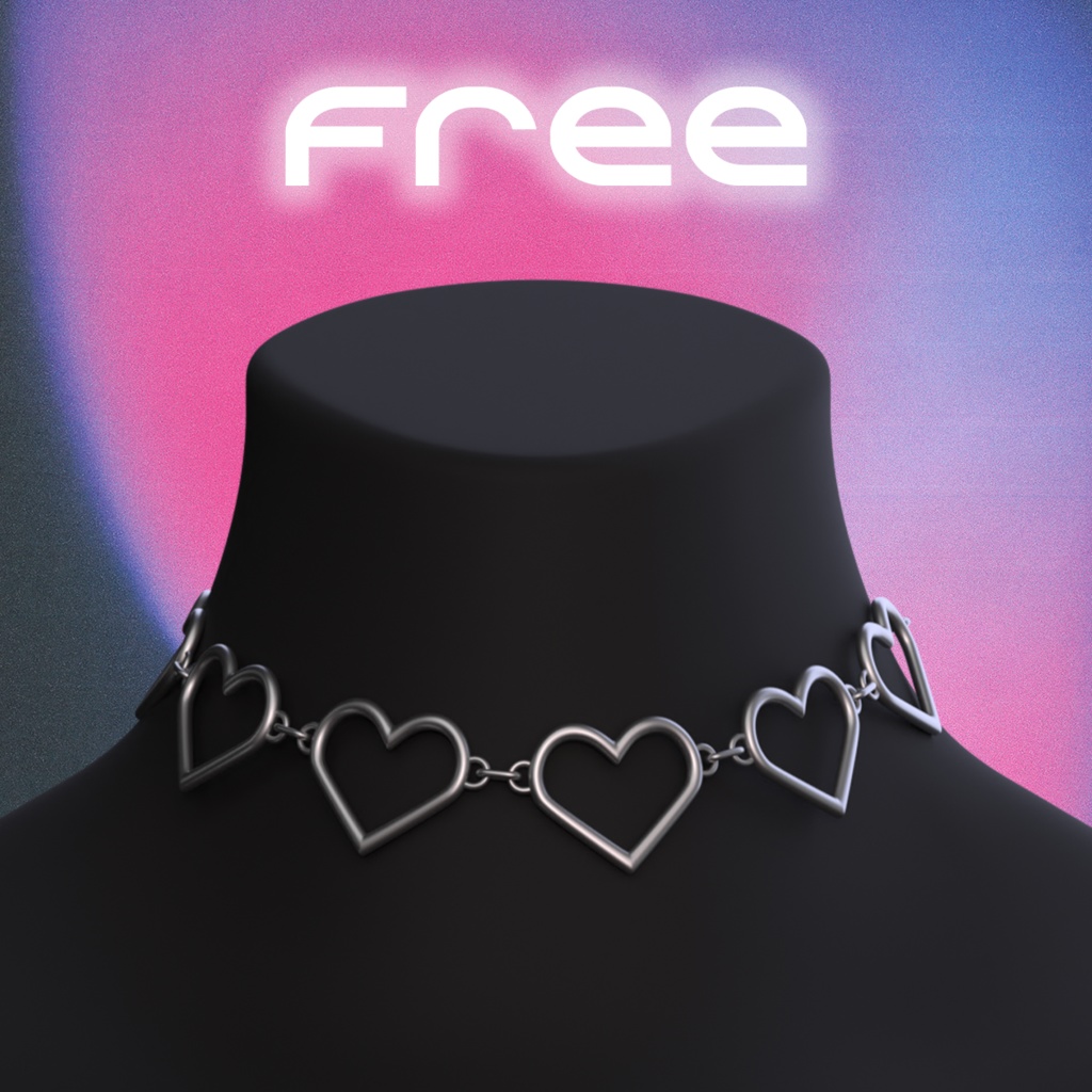 Linked Heart Choker