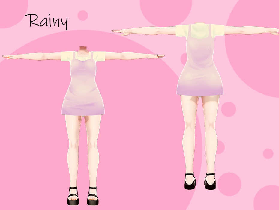 オリジナルモデル衣装「少女用ワンピース」