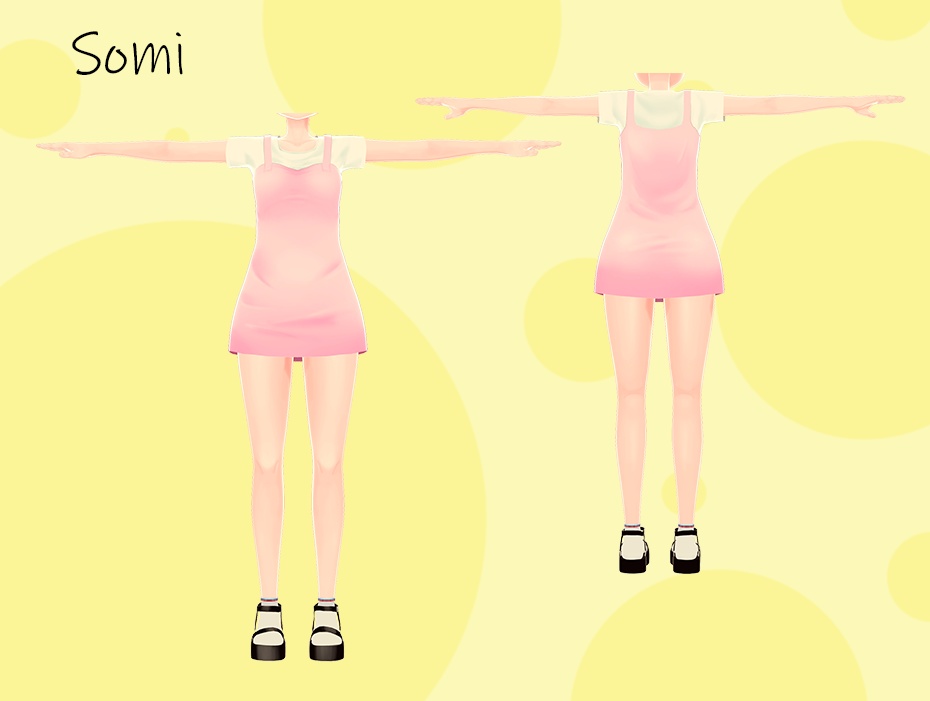 オリジナルモデル衣装「少女用ワンピース」